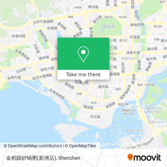 金稻园砂锅粥(新洲店) map