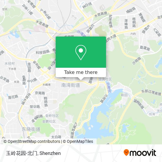 玉岭花园-北门 map