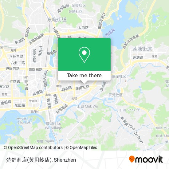 楚舒商店(黄贝岭店) map