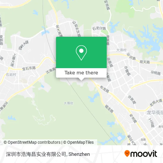 深圳市浩海昌实业有限公司 map