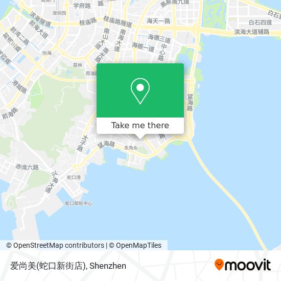 爱尚美(蛇口新街店) map