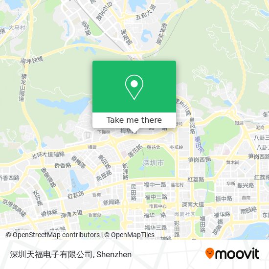 深圳天福电子有限公司 map