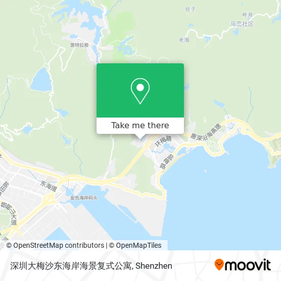 深圳大梅沙东海岸海景复式公寓 map