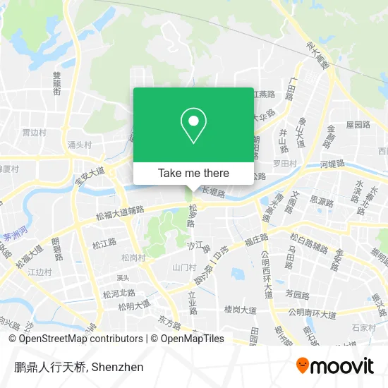 鹏鼎人行天桥 map