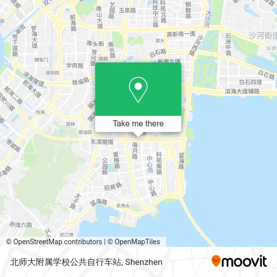 北师大附属学校公共自行车站 map