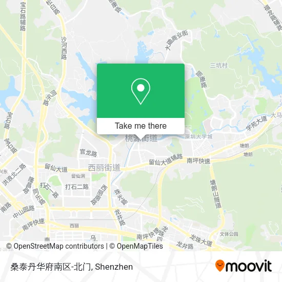 桑泰丹华府南区-北门 map