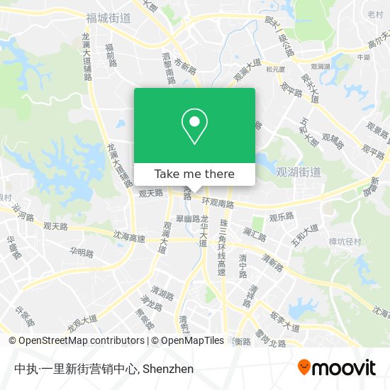 中执·一里新街营销中心 map