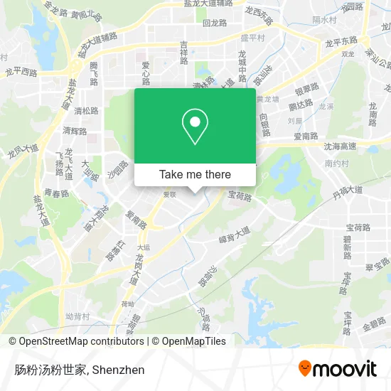 肠粉汤粉世家 map