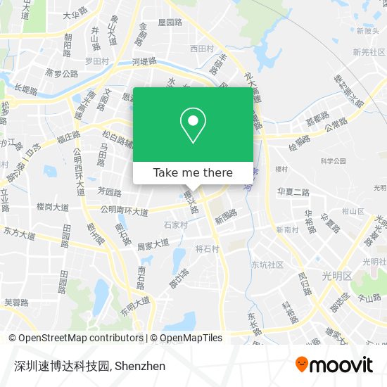 深圳速博达科技园 map