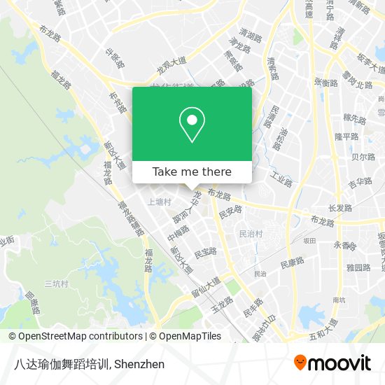 八达瑜伽舞蹈培训 map