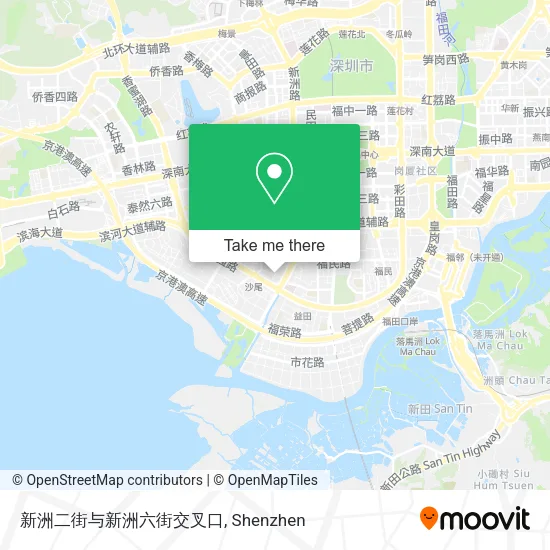 新洲二街与新洲六街交叉口 map