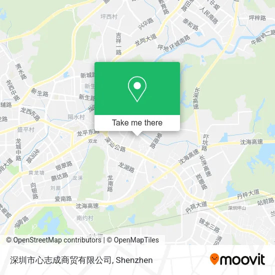 深圳市心志成商贸有限公司 map