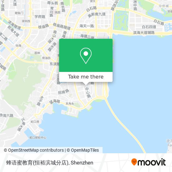 蜂语蜜教育(恒裕滨城分店) map