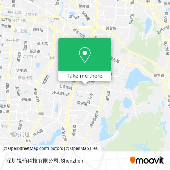 深圳锟翰科技有限公司 map