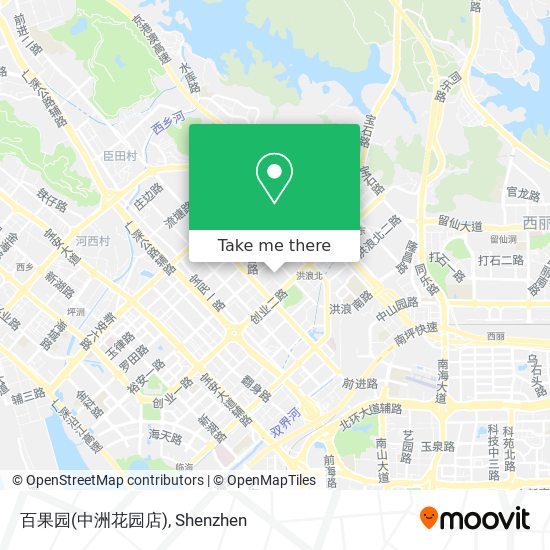 百果园(中洲花园店) map