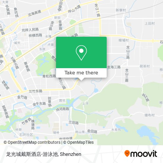 龙光城戴斯酒店-游泳池 map