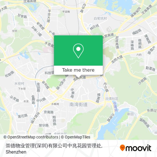 崇德物业管理(深圳)有限公司中兆花园管理处 map