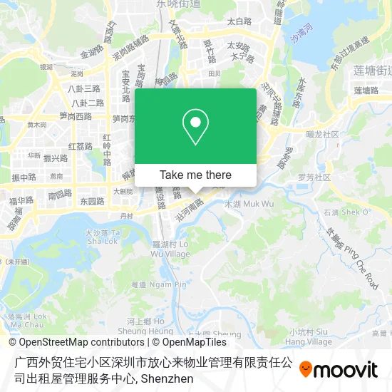 广西外贸住宅小区深圳市放心来物业管理有限责任公司出租屋管理服务中心 map