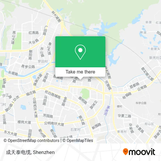 成天泰电缆 map