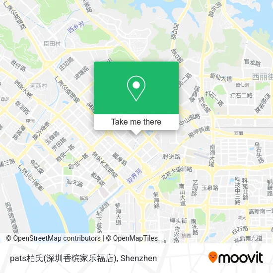 pats柏氏(深圳香缤家乐福店) map