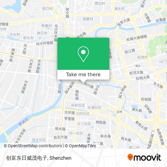 创富东日威茂电子 map