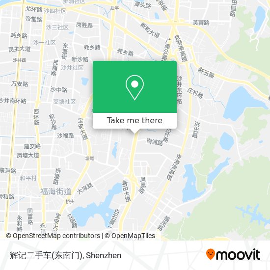 辉记二手车(东南门) map