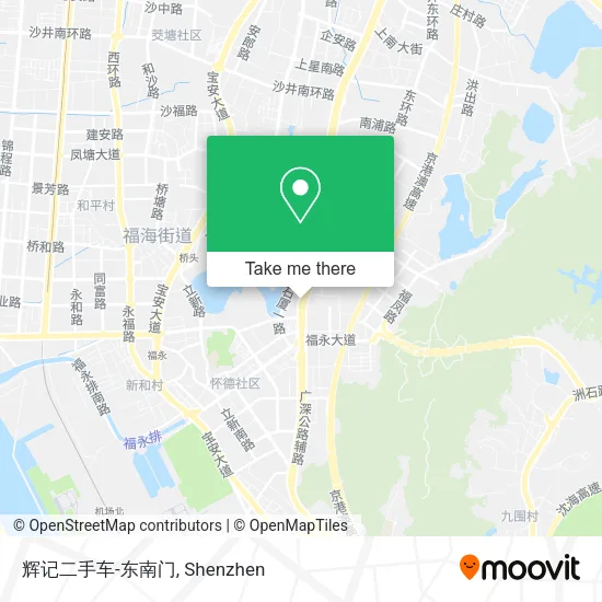 辉记二手车-东南门 map
