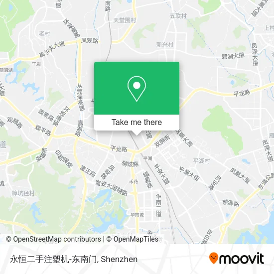 永恒二手注塑机-东南门 map