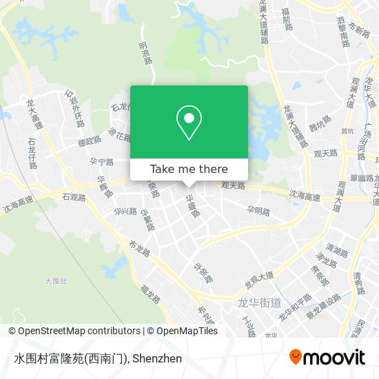 水围村富隆苑(西南门) map