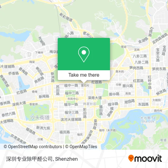 深圳专业除甲醛公司 map