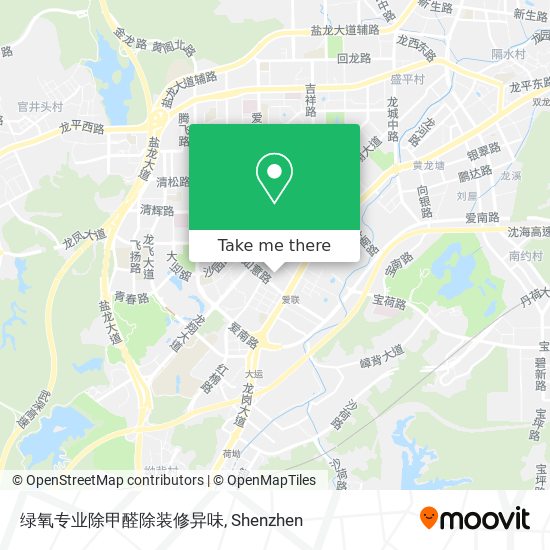绿氧专业除甲醛除装修异味 map