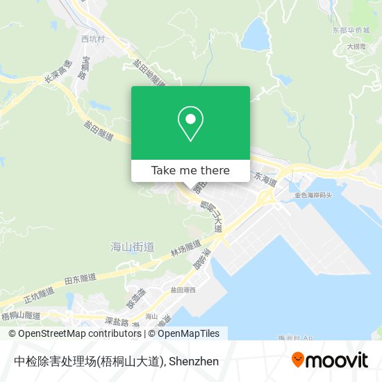 中检除害处理场(梧桐山大道) map