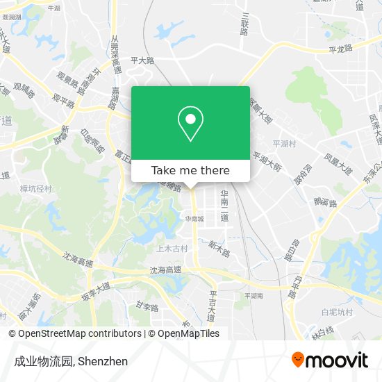 成业物流园 map