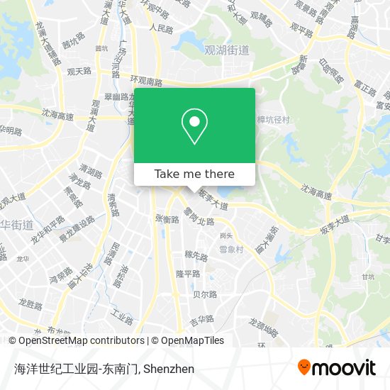 海洋世纪工业园-东南门 map