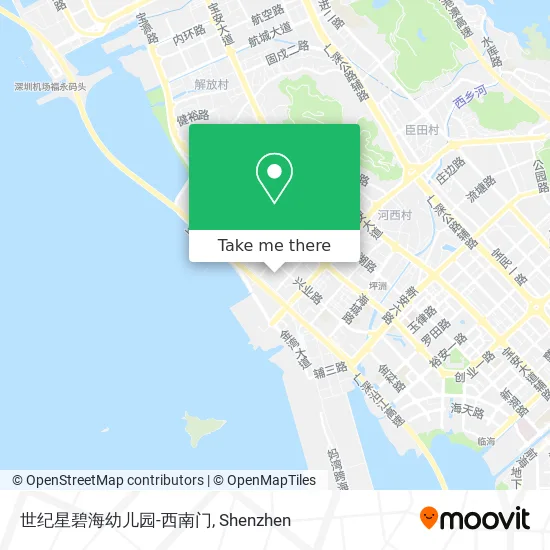 世纪星碧海幼儿园-西南门 map