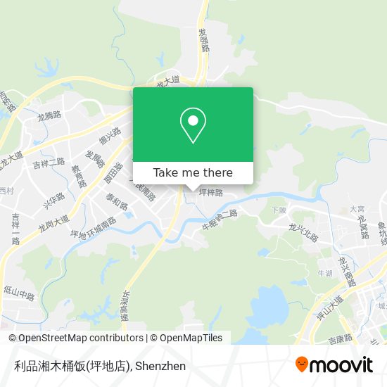 利品湘木桶饭(坪地店) map