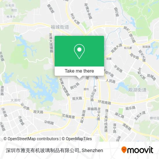 深圳市雅克有机玻璃制品有限公司 map