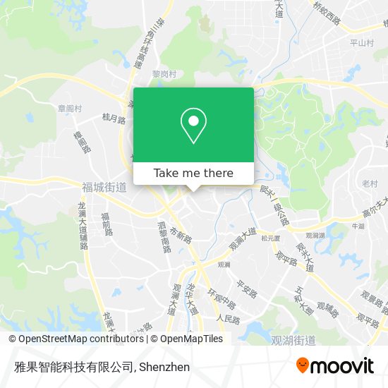雅果智能科技有限公司 map