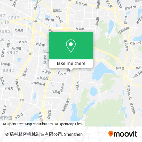 铭瑞科精密机械制造有限公司 map