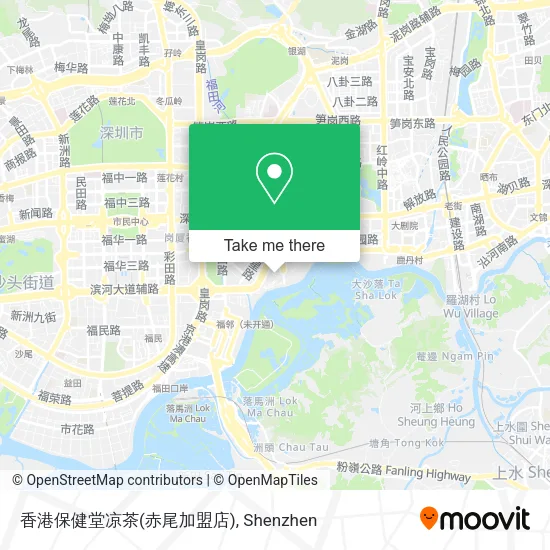 香港保健堂凉茶(赤尾加盟店) map