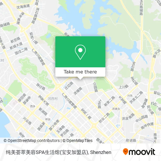 纯美荟萃美容SPA生活馆(宝安加盟店) map