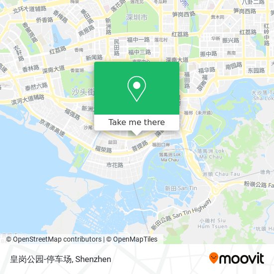 皇岗公园-停车场 map