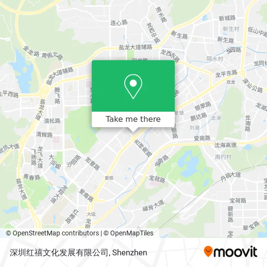 深圳红禧文化发展有限公司 map