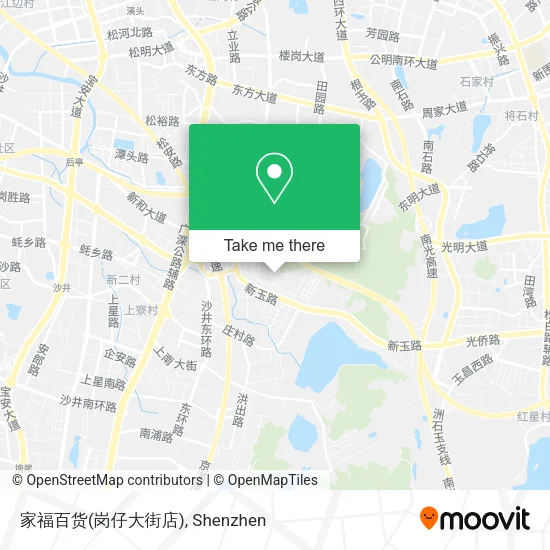 家福百货(岗仔大街店) map