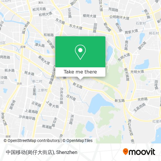 中国移动(岗仔大街店) map