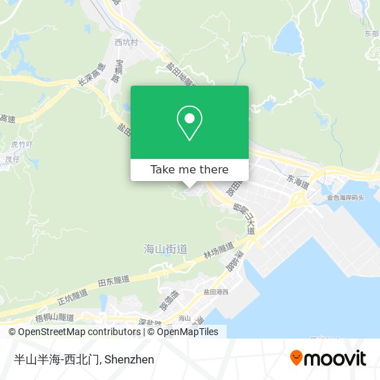 半山半海-西北门 map