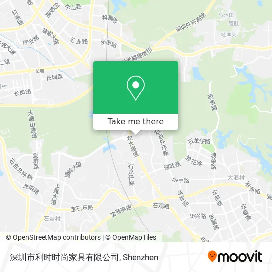 深圳市利时时尚家具有限公司 map