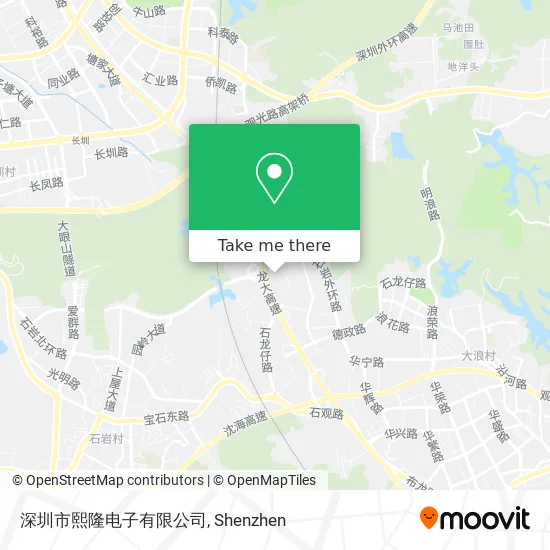 深圳市熙隆电子有限公司 map