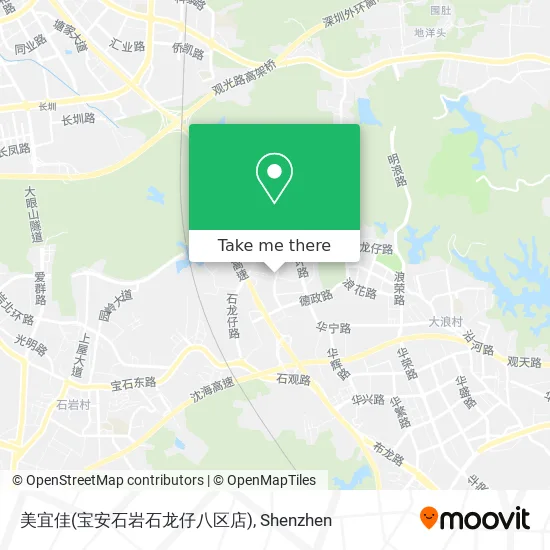 美宜佳(宝安石岩石龙仔八区店) map