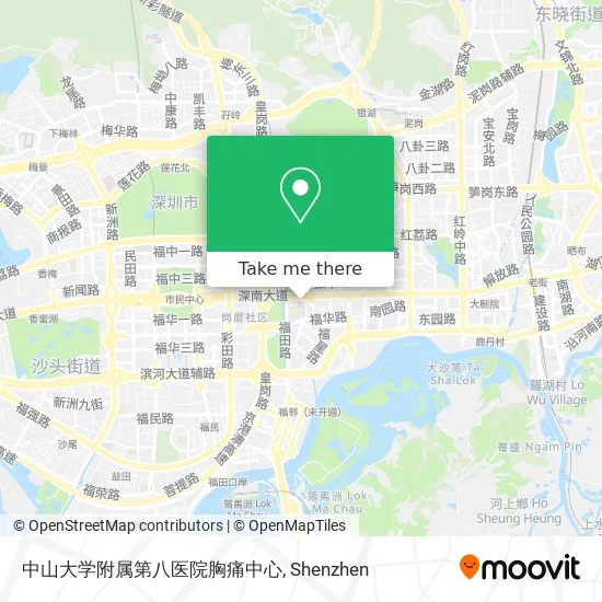 中山大学附属第八医院胸痛中心 map